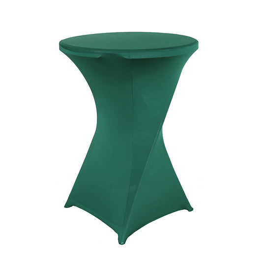 Stretch Cocktail Table Cover – Fitted Spandex Tablecloth for High Top Tables, Events & Party Decor