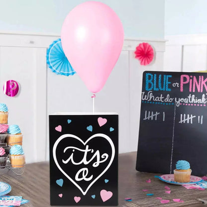 Gender Reveal Mystery Balloon Carton – Surprise Box for Boy or Girl Party Decorations