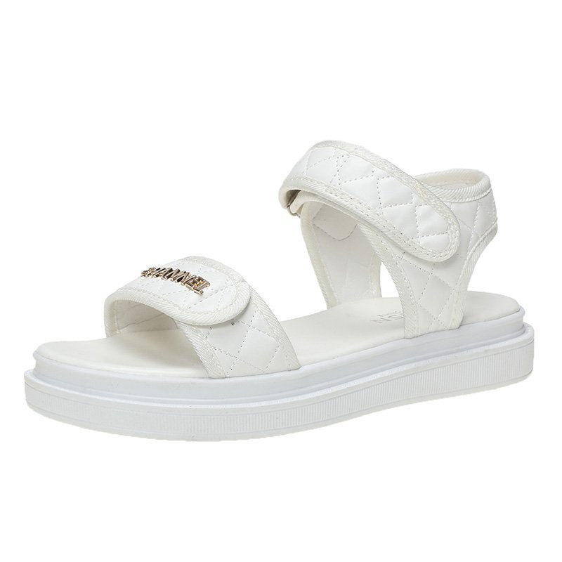 Fashion Velcro Student Shoes – Trendy Casual Footwear with Word Detail