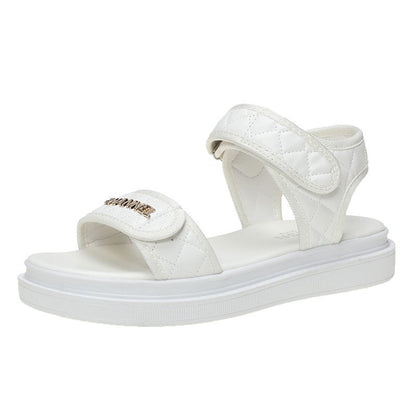 Fashion Velcro Student Shoes – Trendy Casual Footwear with Word Detail