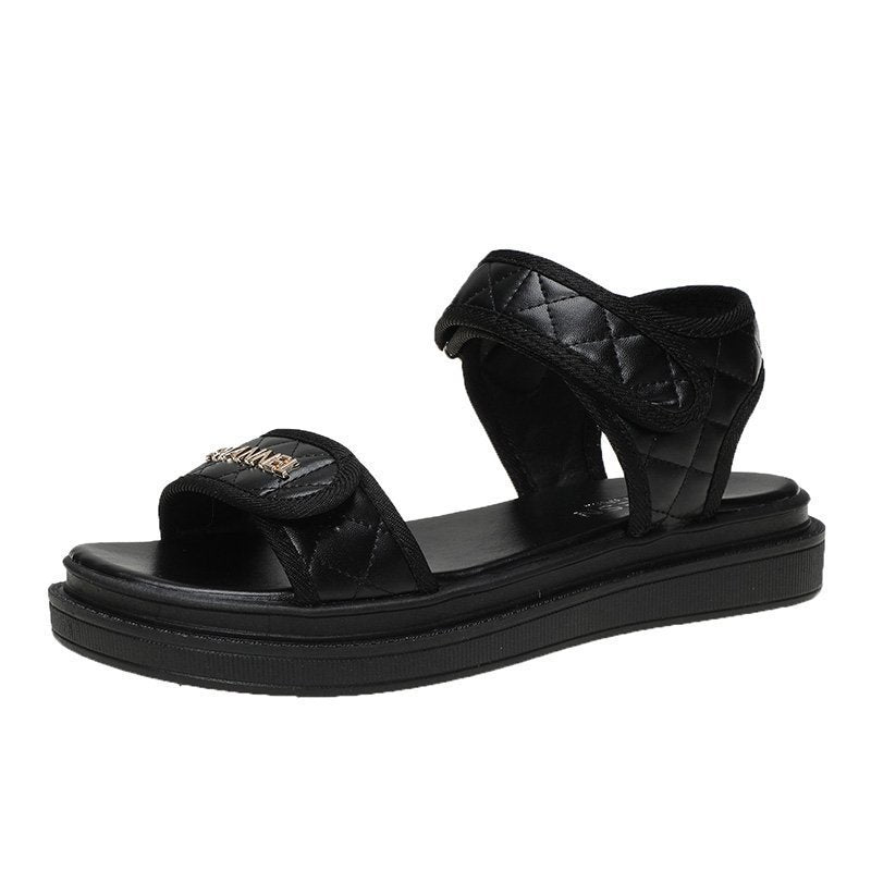 Fashion Velcro Student Shoes – Trendy Casual Footwear with Word Detail