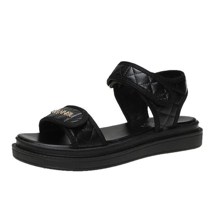 Fashion Velcro Student Shoes – Trendy Casual Footwear with Word Detail