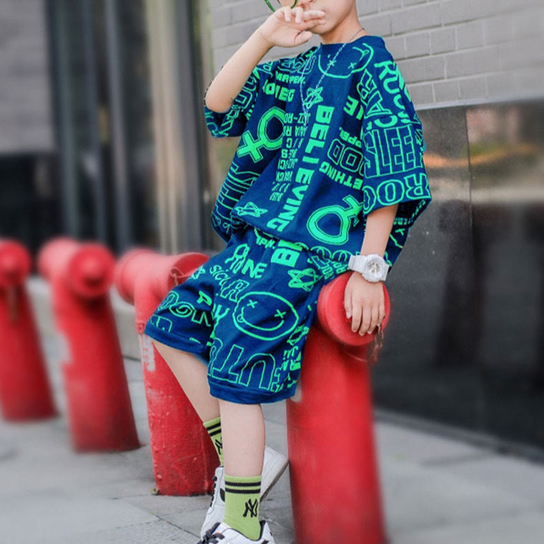 Boys' Western-Style Short-Sleeve Shirt – Casual & Fashionable Children's Clothing