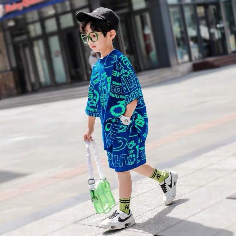 Boys' Western-Style Short-Sleeve Shirt – Casual & Fashionable Children's Clothing