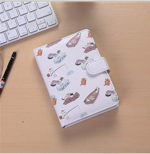 Creative Cartoon Notebooks – Magnetic Buckle Journals & School Supplies