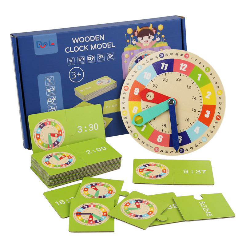 TimeTrek – Three-Needle Learning Clock for Kids