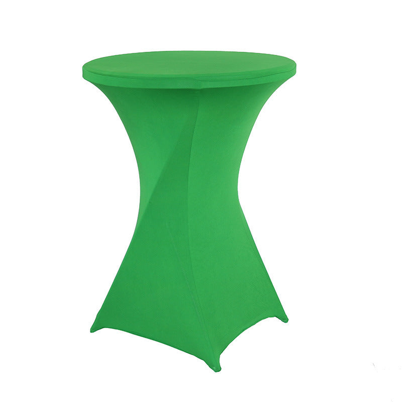 Stretch Cocktail Table Cover – Fitted Spandex Tablecloth for High Top Tables, Events & Party Decor