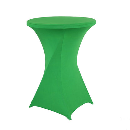 Stretch Cocktail Table Cover – Fitted Spandex Tablecloth for High Top Tables, Events & Party Decor