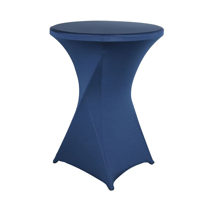 Stretch Cocktail Table Cover – Fitted Spandex Tablecloth for High Top Tables, Events & Party Decor