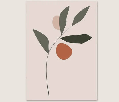 Frameless Canvas Wall Art – Modern Floral Prints for Home Décor