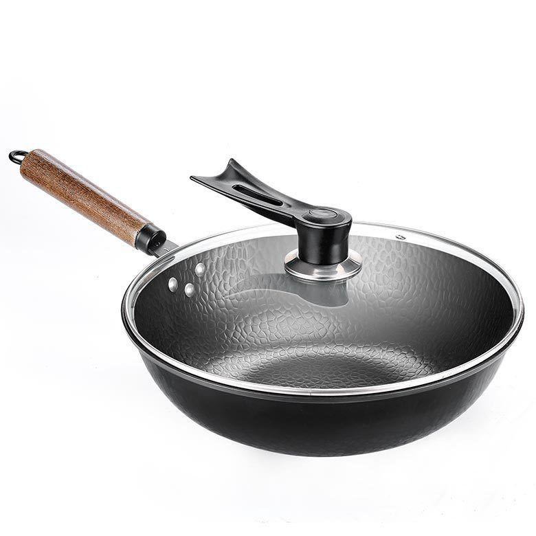 High Temperature Resistance Iron Wok Cooking Pan