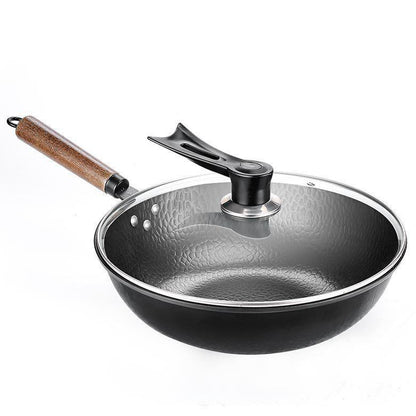 High Temperature Resistance Iron Wok Cooking Pan