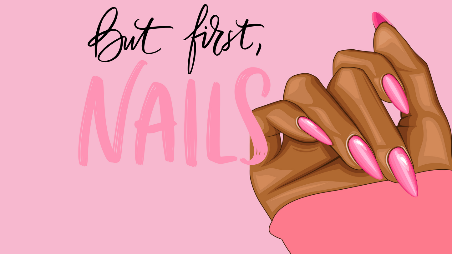 But First Nails Luggage Cover 22'-25"