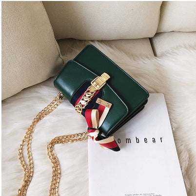 Satin Chain Shoulder Bag – Elegant Fashion Accessory for Day or Night