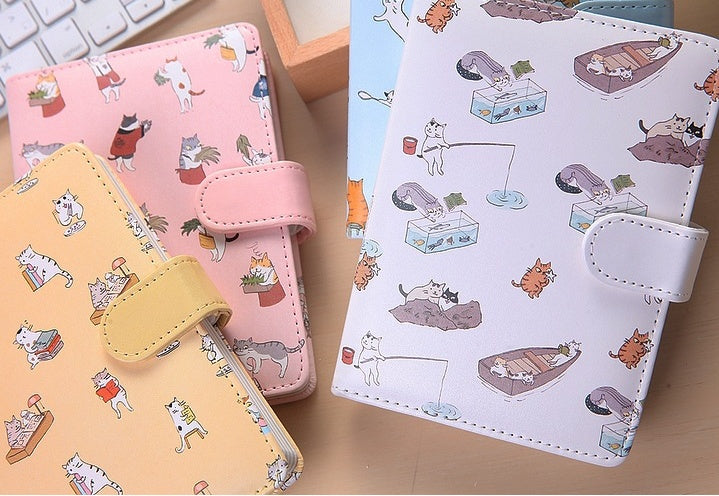 Creative Cartoon Notebooks – Magnetic Buckle Journals & School Supplies