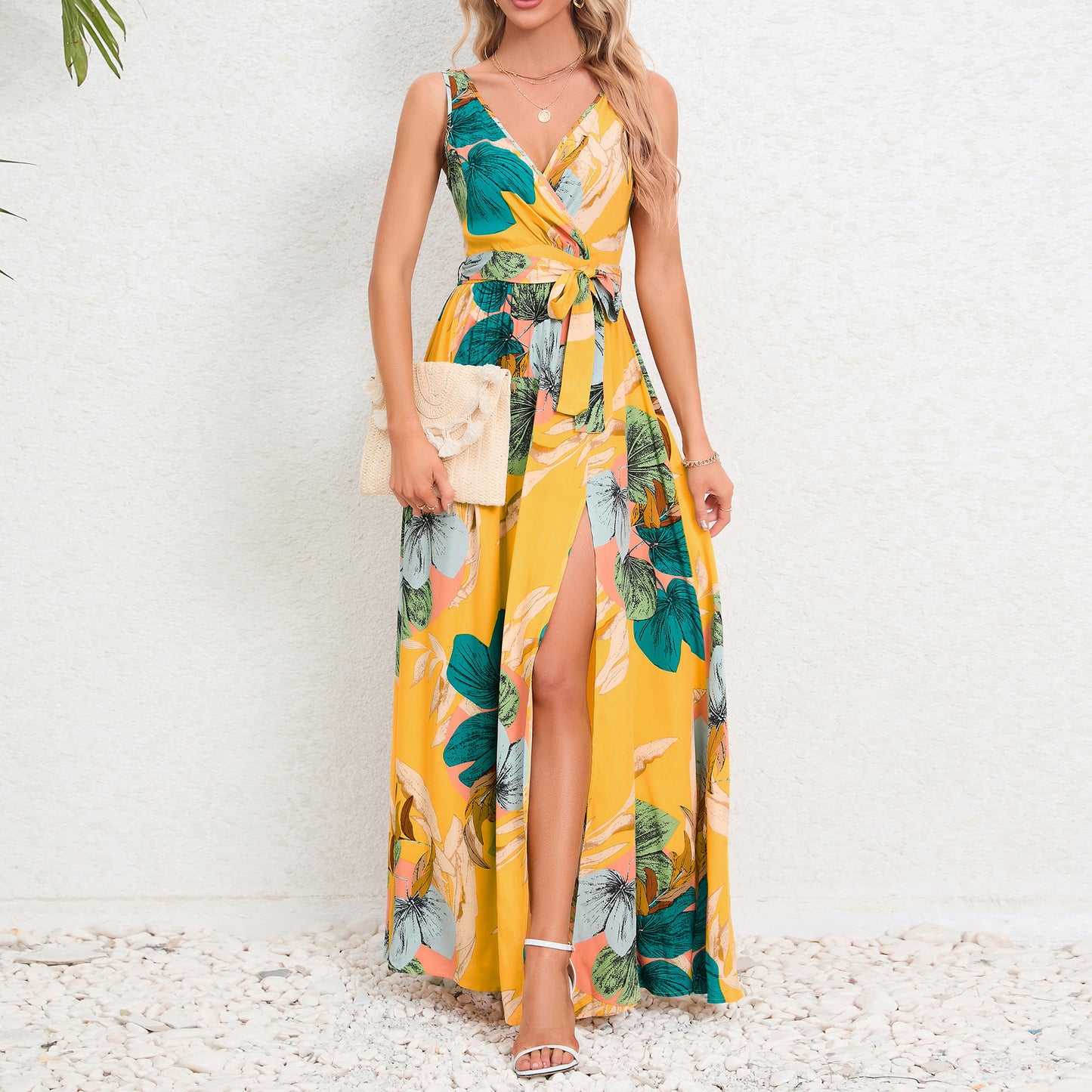Fleur Essence V-Neck Dress