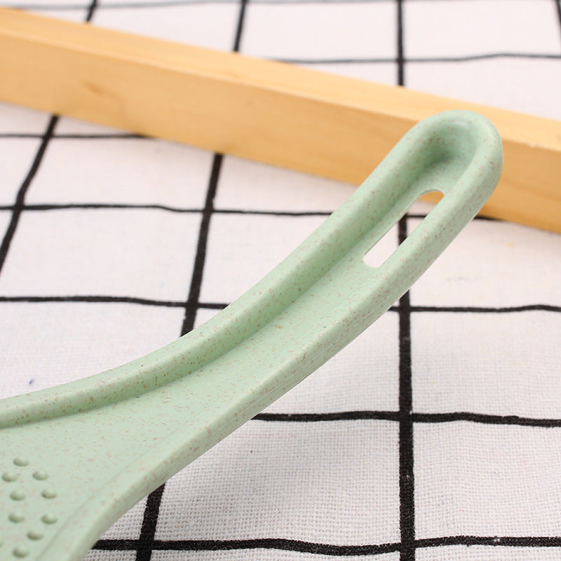 Creative Wheat Straw Rice Spoon – Eco-Friendly Non-Stick Spoon for Kitchen Use