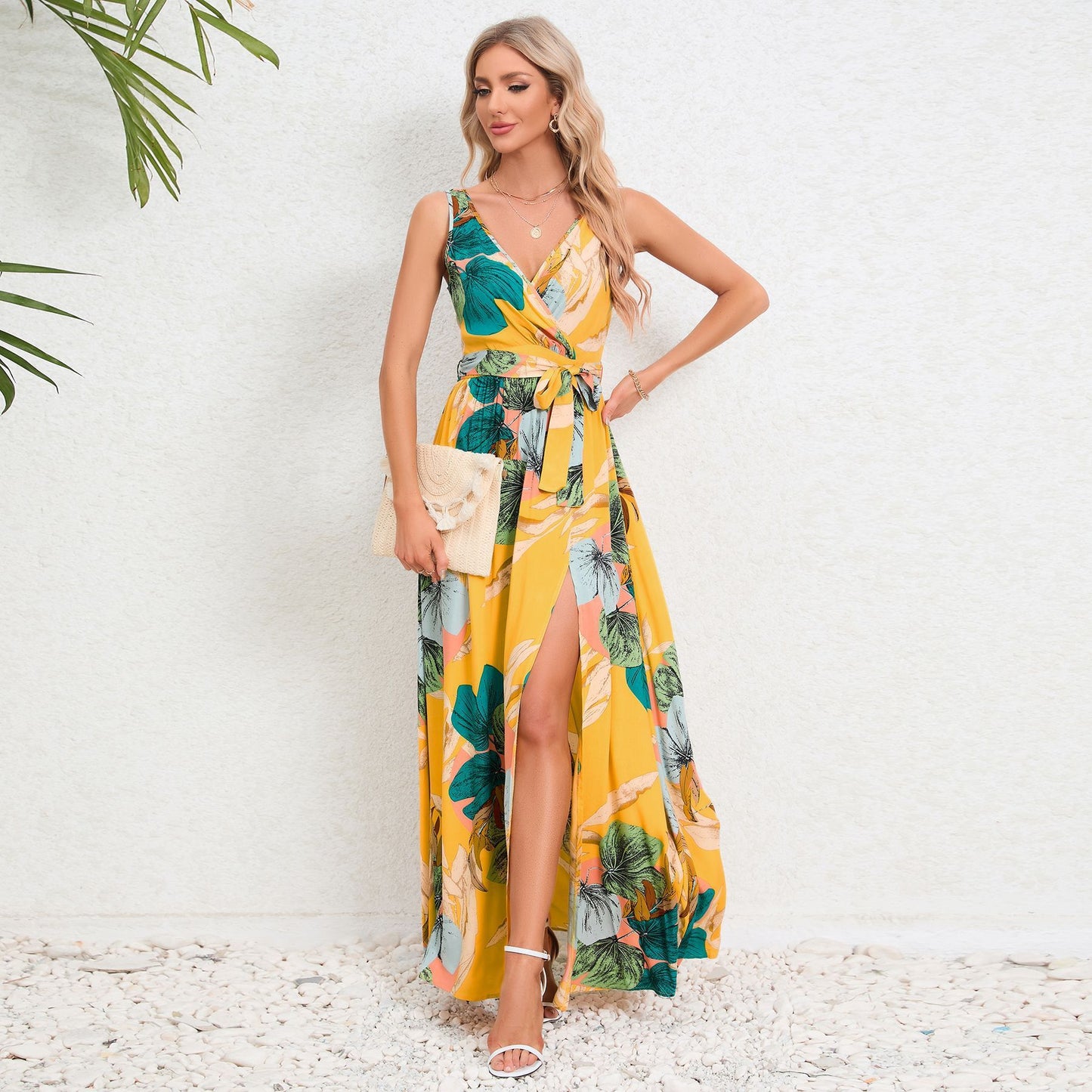 Fleur Essence V-Neck Dress