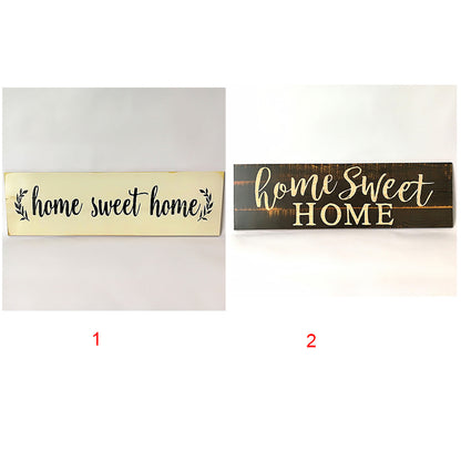 "Home Sweet Home" Decorative Sign – Cozy Home Décor Accent