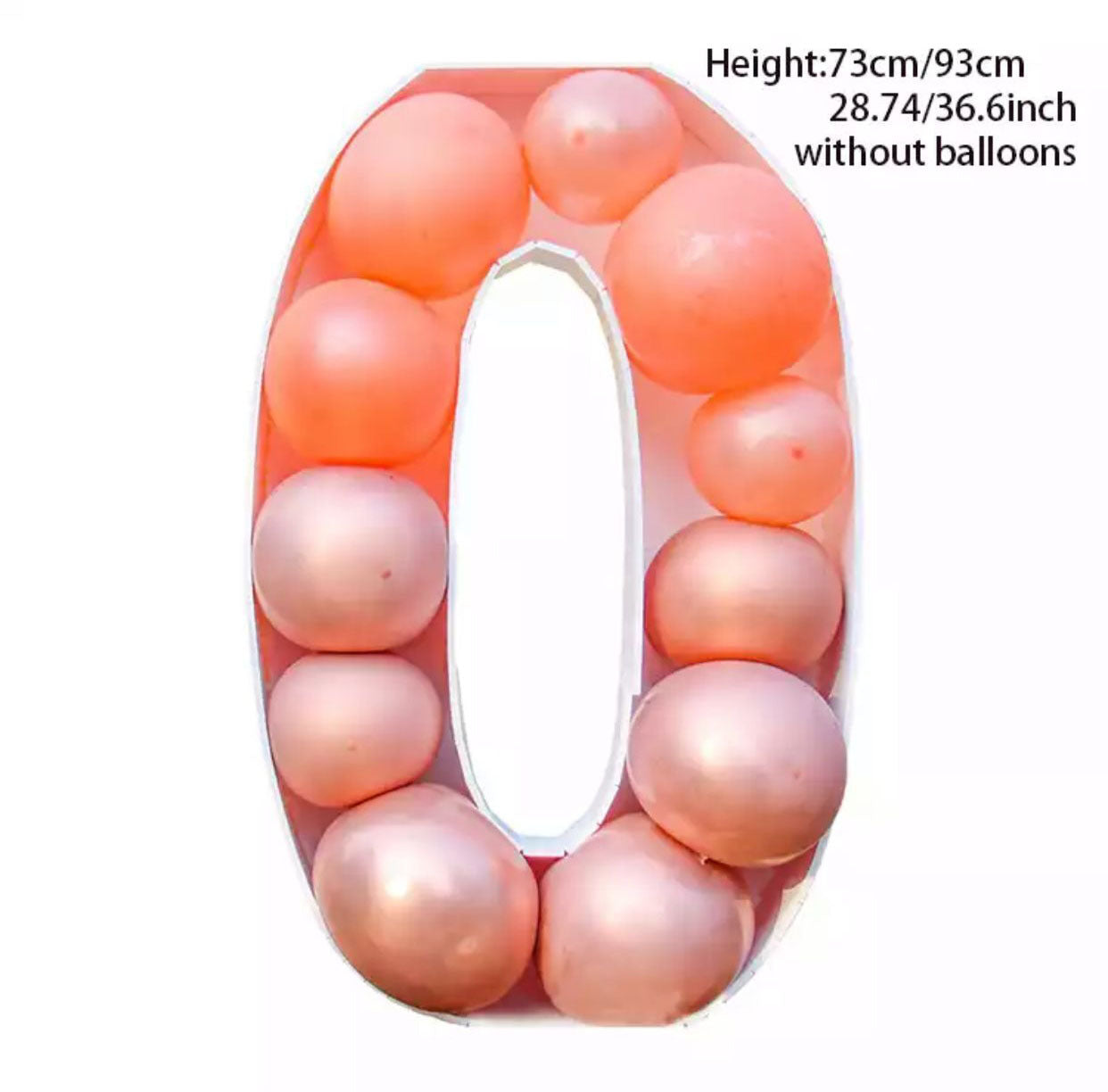 Giant Birthday Balloon Box – Decorative Balloon-Fill Display for Birthday Parties