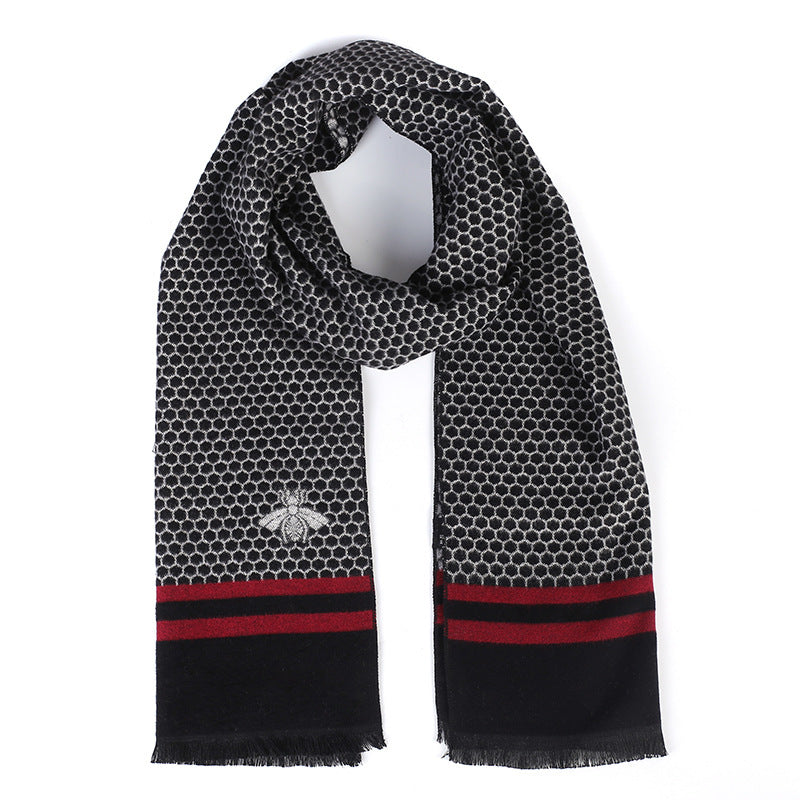 Luxury Men’s Cotton Shawl – Fashionable All-Season Accessory