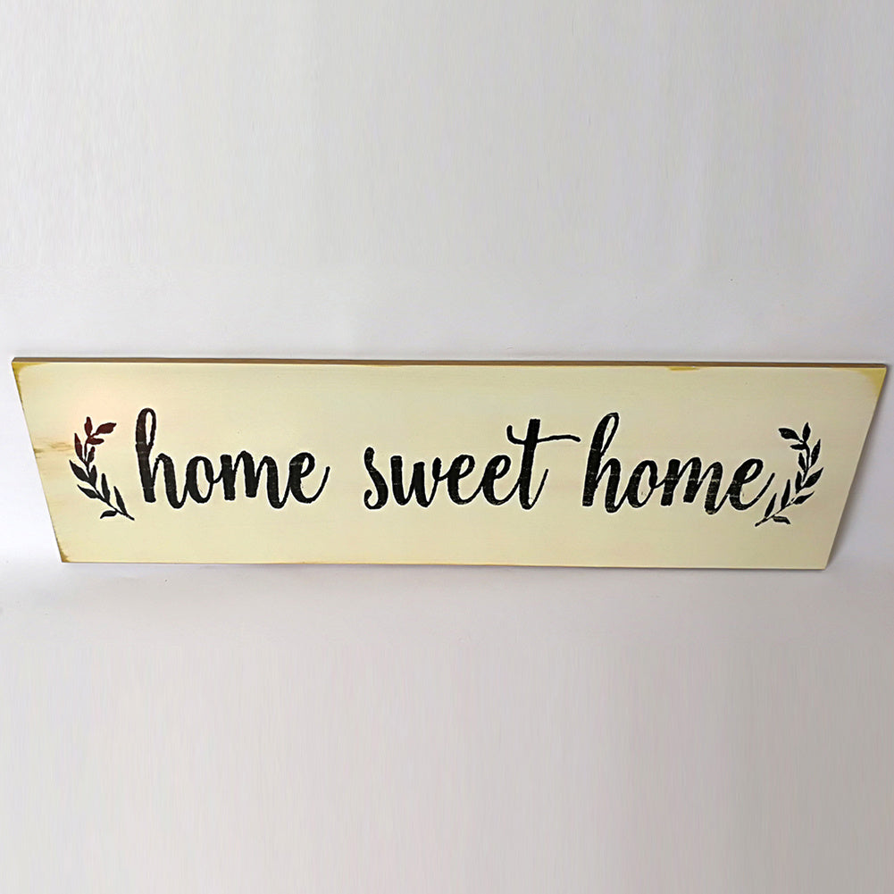 "Home Sweet Home" Decorative Sign – Cozy Home Décor Accent
