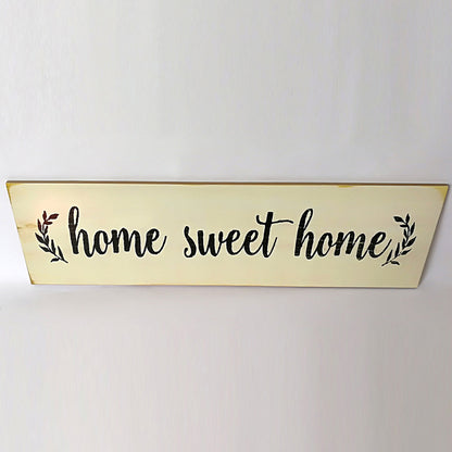 "Home Sweet Home" Decorative Sign – Cozy Home Décor Accent