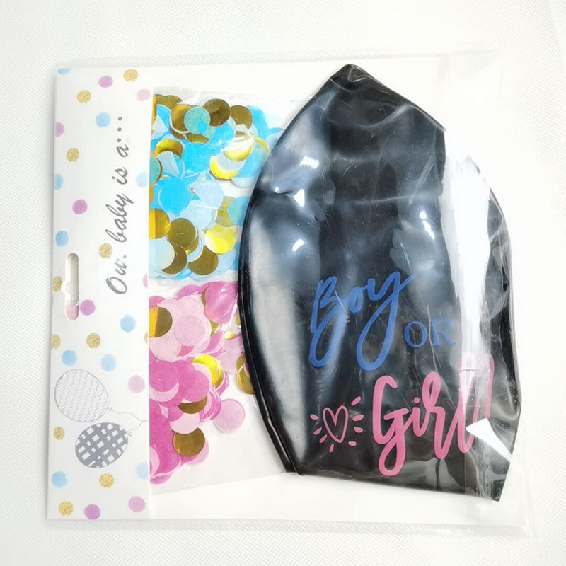 Gender reveal balloon