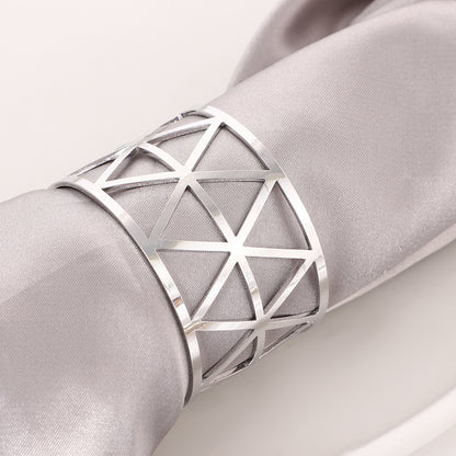 Prismatic Napkin Ring – Elegant Table Decor Accent (Sold Individually, No Packaging)