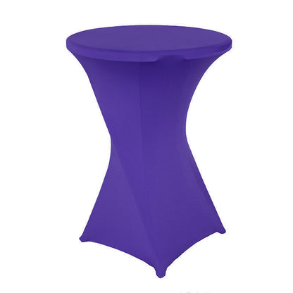Stretch Cocktail Table Cover – Fitted Spandex Tablecloth for High Top Tables, Events & Party Decor