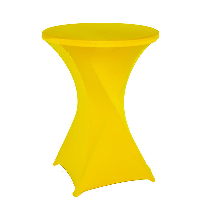 Stretch Cocktail Table Cover – Fitted Spandex Tablecloth for High Top Tables, Events & Party Decor