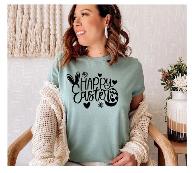 Happy Easter T-Shirt – Cute & Comfy Spring Tee for Easter Celebrations