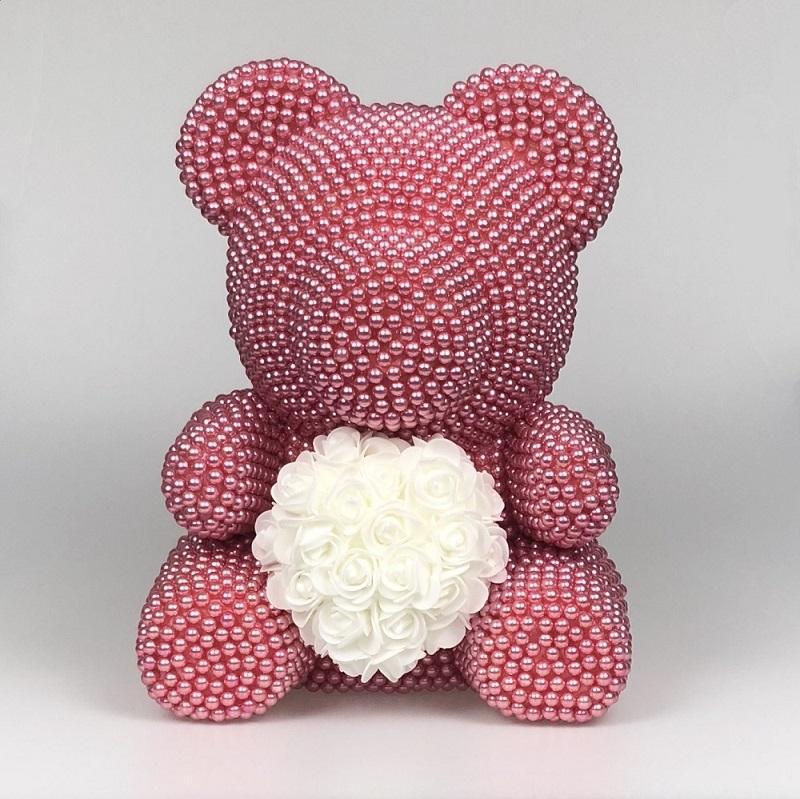 Pearl Foam Bear Decor