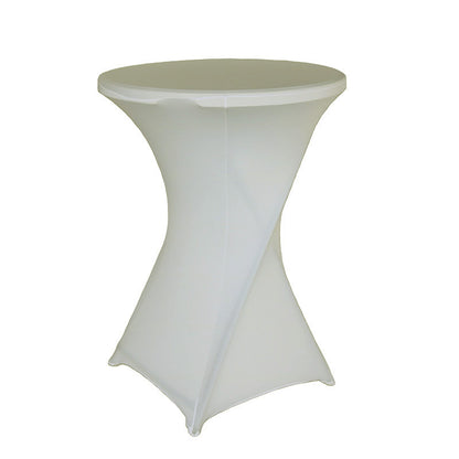 Stretch Cocktail Table Cover – Fitted Spandex Tablecloth for High Top Tables, Events & Party Decor