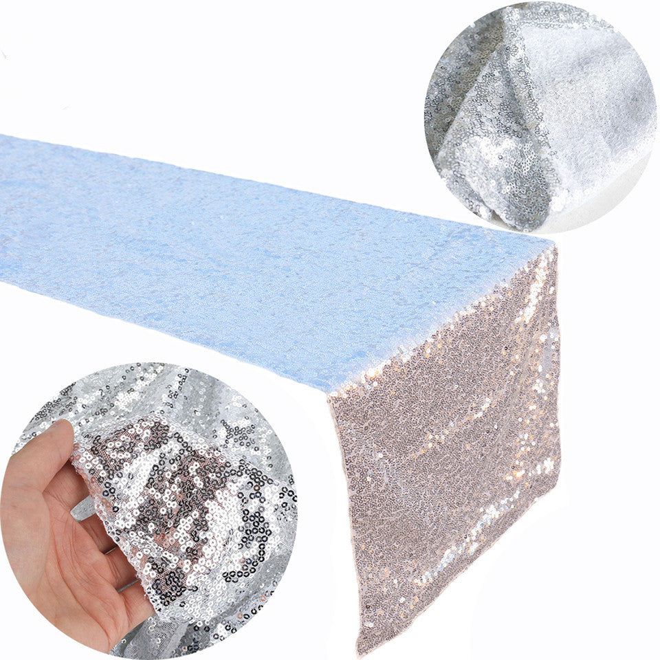 Sequin Table Runner – Sparkling Table Decor for Weddings, Birthdays, Baby Showers & Special Events