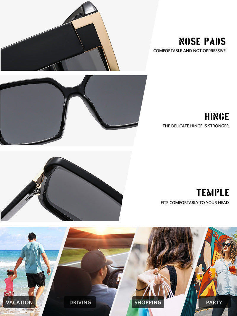 Retro Luxury Sunglasses – Fashionable Outdoor Eyewear