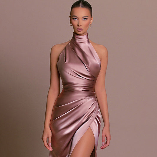 Sexy Vixen Halo Halter Dress