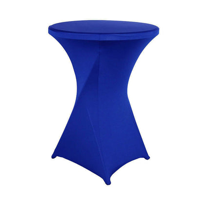 Stretch Cocktail Table Cover – Fitted Spandex Tablecloth for High Top Tables, Events & Party Decor
