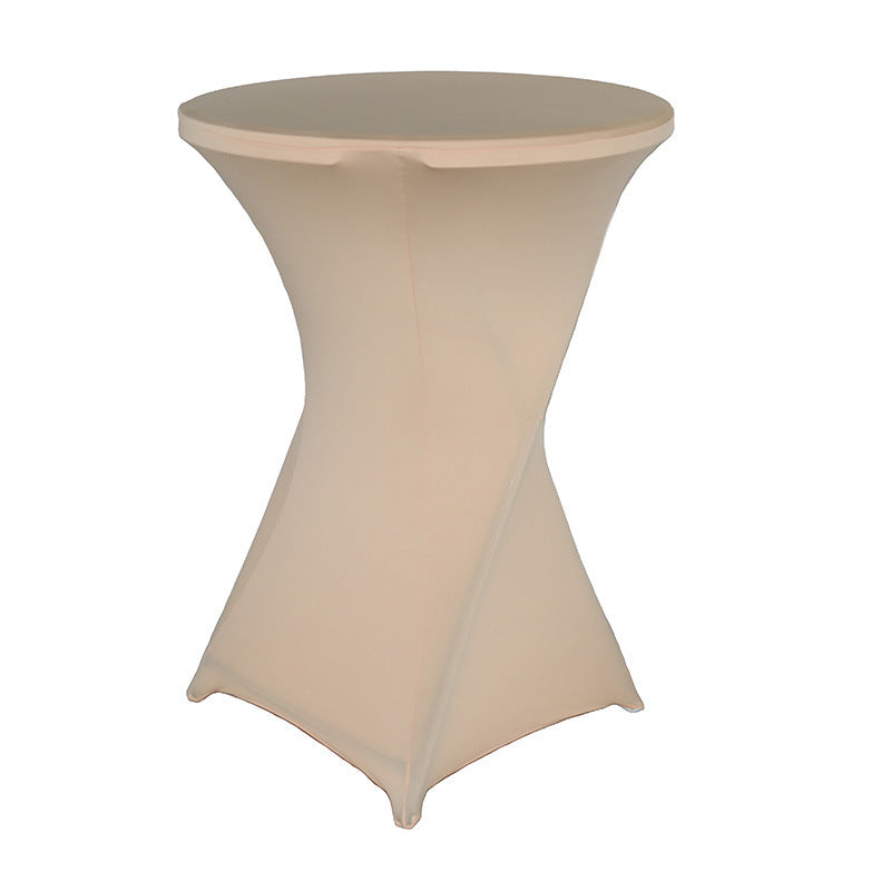 Stretch Cocktail Table Cover – Fitted Spandex Tablecloth for High Top Tables, Events & Party Decor