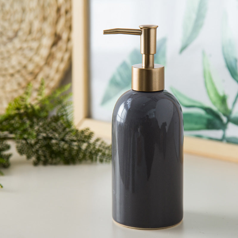 Bathroom Creative Ceramic Perfume Shower Gel Bottle