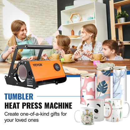VEVOR Tumbler Heat Press Machine – 11–30oz Mug & Skinny Tumbler Sublimation Press