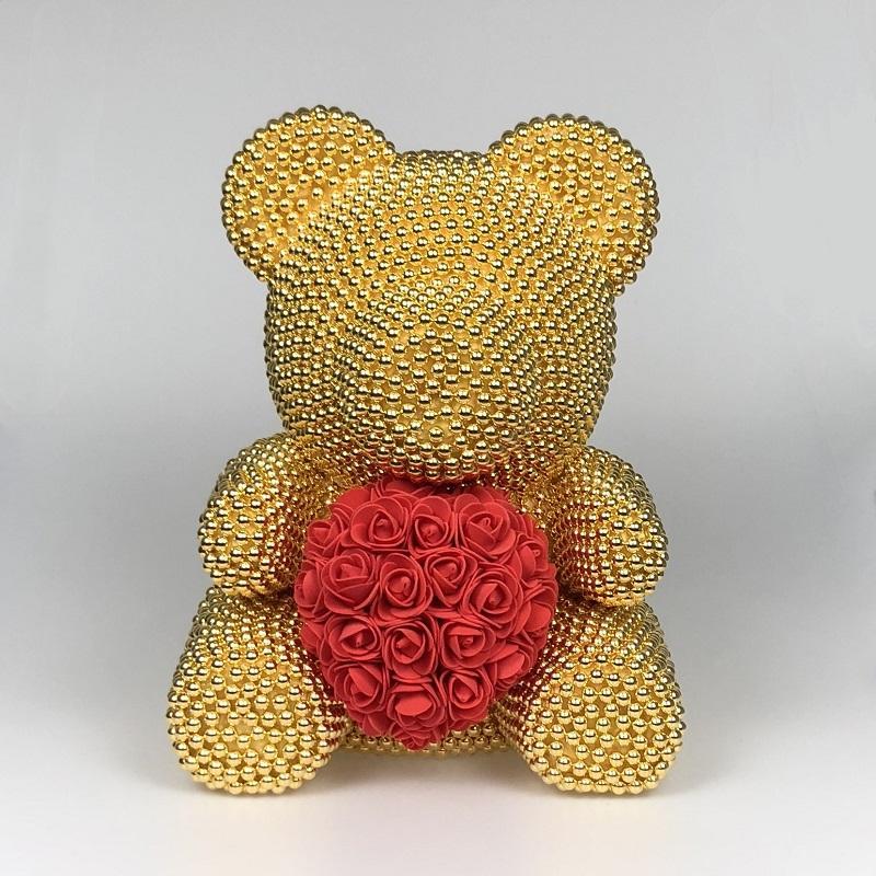 Pearl Foam Bear Decor