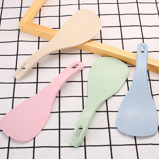 Creative Wheat Straw Rice Spoon – Eco-Friendly Non-Stick Spoon for Kitchen Use