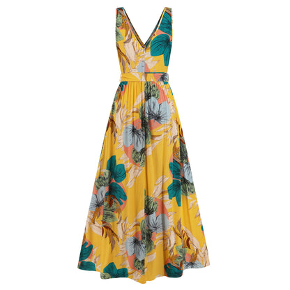 Fleur Essence V-Neck Dress