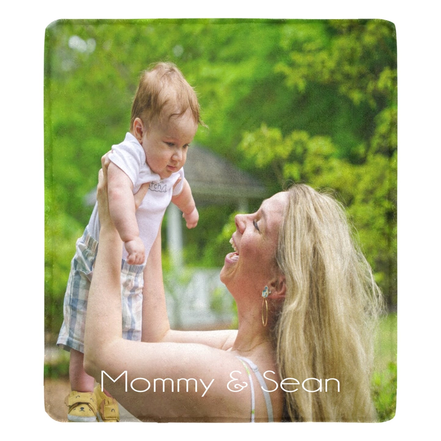 Mommy & Son Keepsake Ultrasoft Microfleece Blanket 70" x 80"