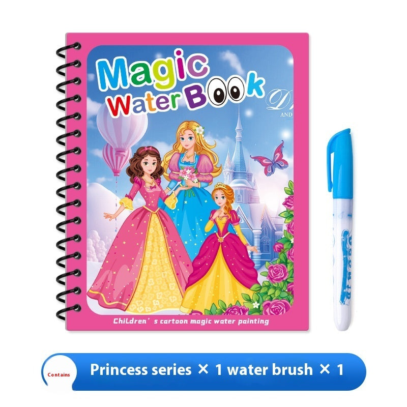 AquaDoodle Book – Reusable Magic Water Painting Album for Kids (4-6 years of age)
