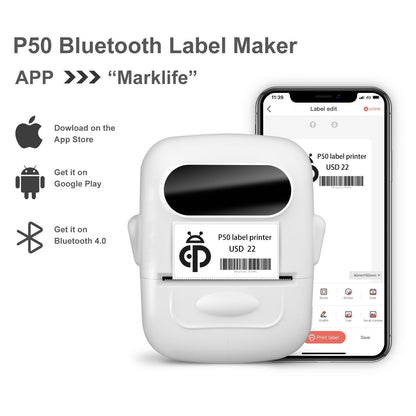 P50 Barcode Label Printer For Home And Business