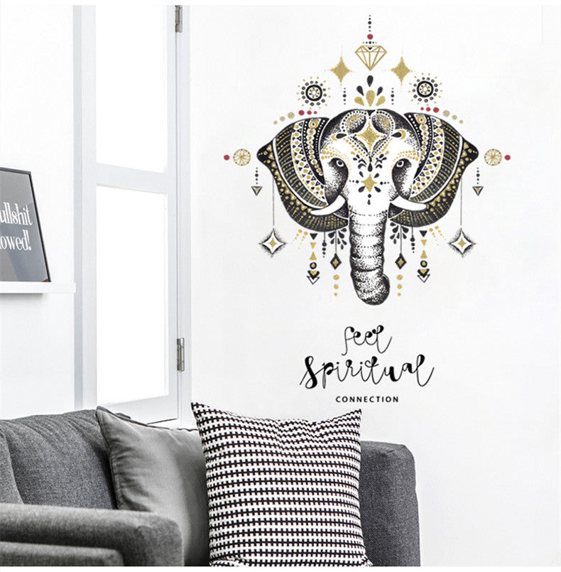 Elephant Wall Sticker – Creative Home & Nursery Wall Decoration