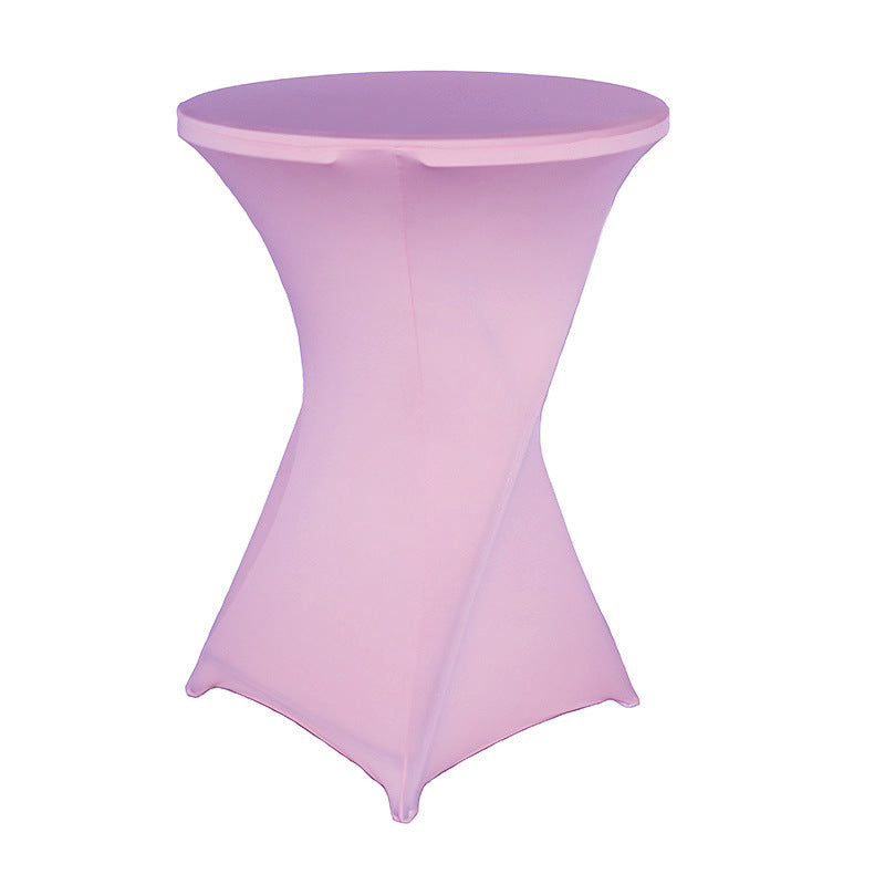 Stretch Cocktail Table Cover – Fitted Spandex Tablecloth for High Top Tables, Events & Party Decor