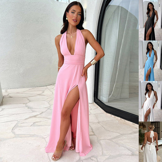 Sexy Seraphina Halter Dress